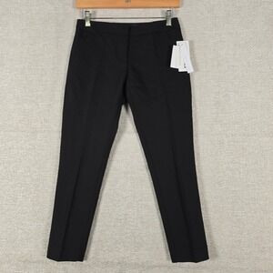 Amanda + Chelsea Black Contemporary Fit Ankle Pants Low Rise Stretch 0P 85101915